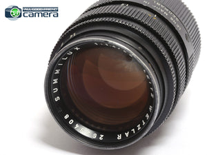 Leica Leitz Summilux M 50mm F/1.4 E43 Lens Ver.2 Black