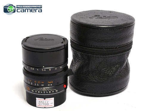 Leica Summilux-M 50mm F/1.4 ASPH. Lens Black Anodized 11891 *EX*