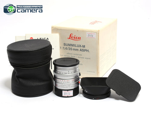 Leica Summilux-M 35mm F/1.4 ASPH. E43 Lens Silver/Chrome 11883 *MINT in Box*