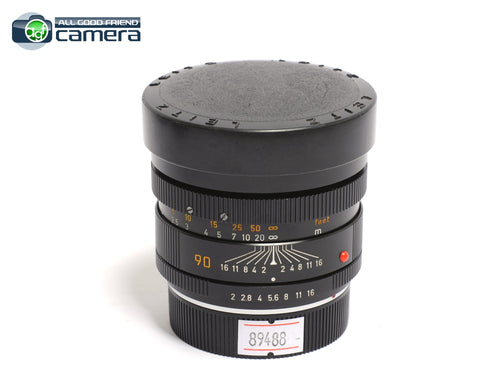 Leica Summicron-R 90mm F2 Lens Ver.1 3Cam Canada *MINT-*