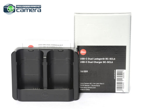 Leica BC-SCL6 USB-C Dual Charger for SL2 SL3 Q3 16059 *BRAND NEW*