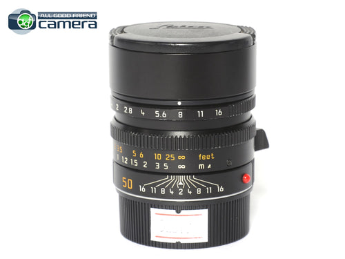 Leica Summilux-M 50mm F/1.4 ASPH. Lens Black Anodized 11891 *READ*