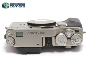 Contax G2 Film Rangefinder Camera Titanium Silver *EX*