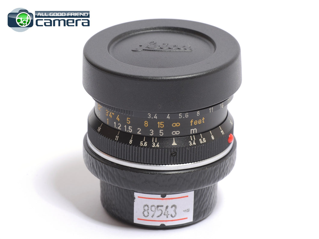 Leica Super-Angulon 21mm F/3.4 Lens Black M-Mount *EX*