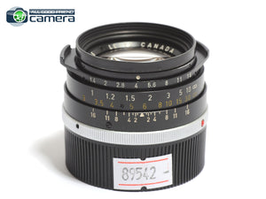 Leica Summilux M 35mm F/1.4 Lens Ver.2 Black Canada *EX*