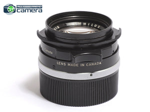 Leica Summilux M 35mm F/1.4 Lens Ver.2 Black Canada *EX*