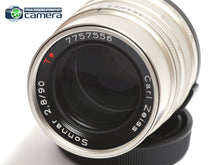 Load image into Gallery viewer, Contax G Sonnar 90mm F/2.8 T* Lens G1 G2 Titanium Silver *MINT-*