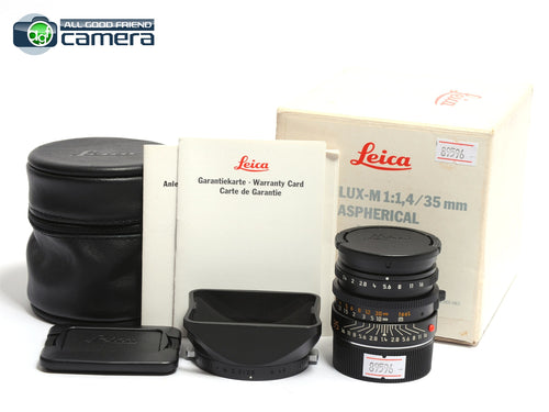 Leica Summilux-M 35mm F/1.4 ASPHERICAL Lens 11873 *MINT in Box*