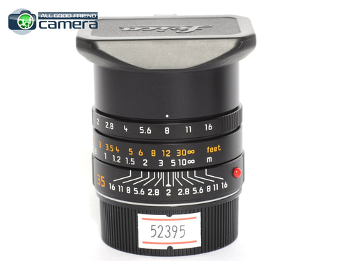 Leica Summicron-M 35mm F/2 ASPH. II Lens Black 11673 *MINT*