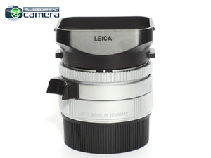 Leica Summicron-M 35mm F/2 ASPH. E39 Lens 6Bit Silver 11882 *MINT in Box*