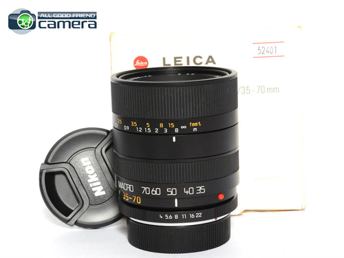 Leica Vario-Elmar-R 35-70mm F/4 E60 ROM Lens *READ*