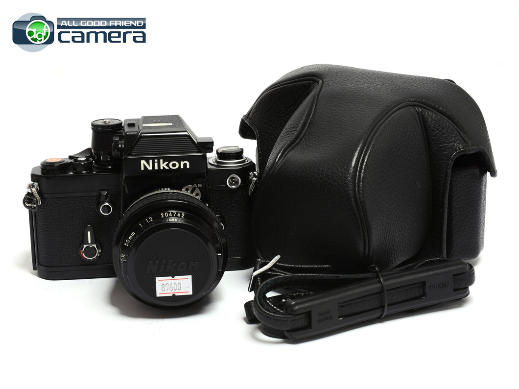 Nikon F2AS Film SLR Camera Black w/Nikkor 50mm F/1.2 AI Lens F2 AS *EX*