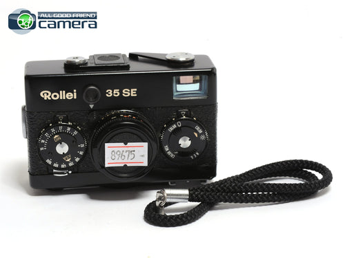 Rollei 35 SE P&S Film Camera Black w/HFT 40mm F/2.8 Lens