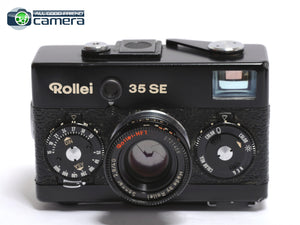 Rollei 35 SE P&S Film Camera Black w/HFT 40mm F/2.8 Lens