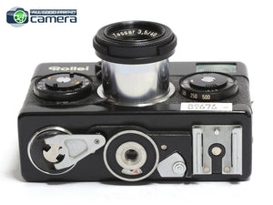 Rollei 35 TE P&S Film Camera Black w/40mm F/3.5 Lens
