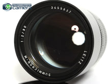 Load image into Gallery viewer, Leica Summicron-M 90mm F/2 E55 Lens Pre-ASPH. Black *READ*
