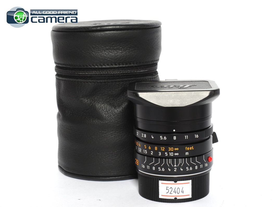 Leica Summicron-M 28mm F/2 ASPH. II Lens Black 11672 *MINT-*