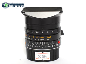 Leica Summicron-M 28mm F/2 ASPH. II Lens Black 11672 *MINT-*