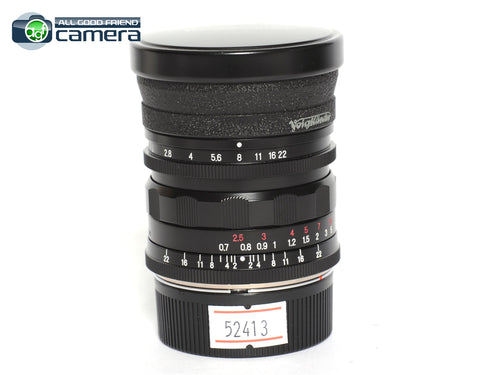 Voigtlander Ultron 28mm F/1.9 Aspherical Lens L39 Mount w/M Adapter