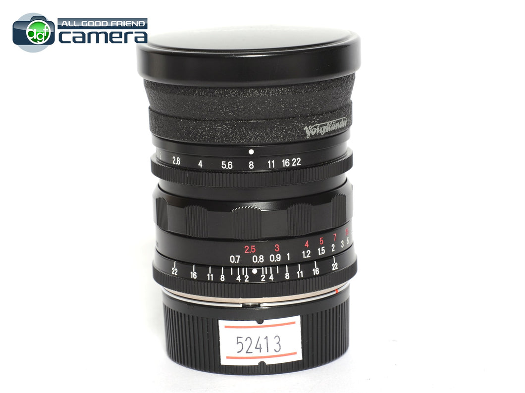 Voigtlander Ultron 28mm F/1.9 Aspherical Lens L39 Mount w/M Adapter