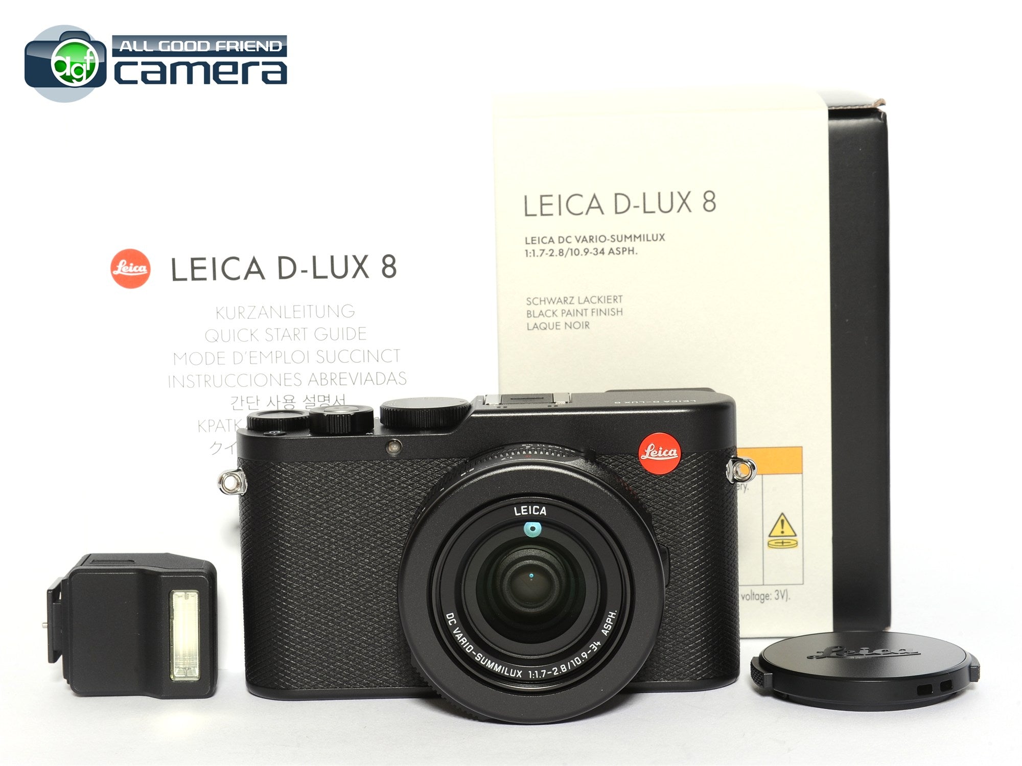 Leica D-Lux 8 Digital Camera Black 19191 *BRAND NEW* – AGFCamera
