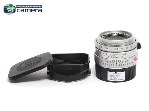 Leica Summicron-M 35mm F/2 ASPH. Ver.1 Lens Silver 11882 *MINT-*