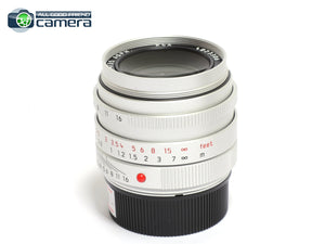 Leica Summilux-M 35mm F/1.4 ASPH. FLE Ver.1 Lens Silver 11675 Late Serial No. 48** *MINT-*