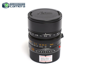 Leica Summilux-M 50mm F/1.4 ASPH. Lens Black 11891 Late Serial No. 48** *EX+*