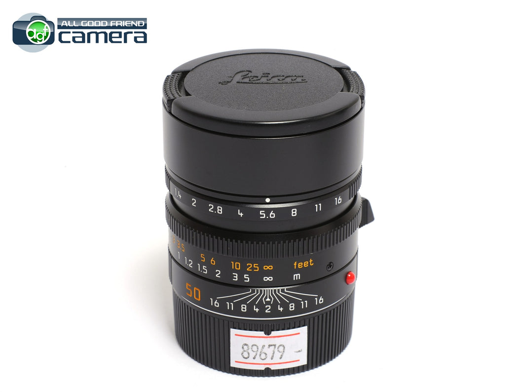 Leica Summilux-M 50mm F/1.4 ASPH. Lens Black 11891 Late Serial No. 48** *EX+*