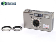 Load image into Gallery viewer, Contax T3 P&amp;S Camera Titanium Silver w/Sonnar 35mm T* Lens *MINT-*