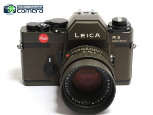 Leica R3 Electronic Camera w/Summilux-R 50mm F/1.4 Lens Safari Green