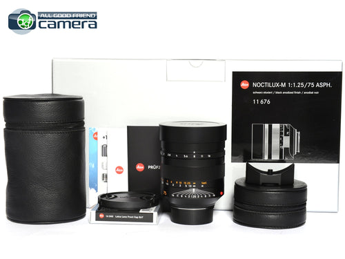 Leica Noctilux-M 75mm F/1.25 ASPH. Lens 11676 *BRAND NEW*