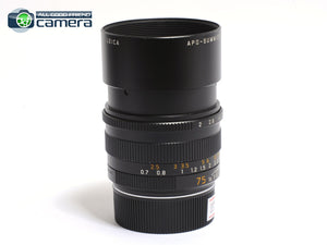 Leica APO-Summicron-M 75mm F/2 ASPH. Lens Black 11637 non-6Bit