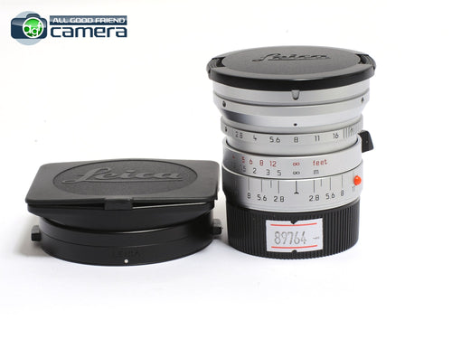 Leica Elmarit-M 21mm F/2.8 ASPH. E55 Lens Silver 11897 *MINT-*