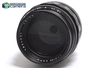 Leica Noctilux-M 50mm F/1.2 ASPH. Lens Black 11686 *EX+ in Box*
