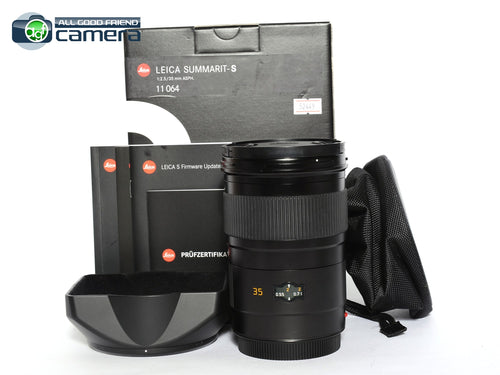Leica Summarit-S 35mm F/2.5 E82 Lens New Version AF Motor *EX+ in Box*