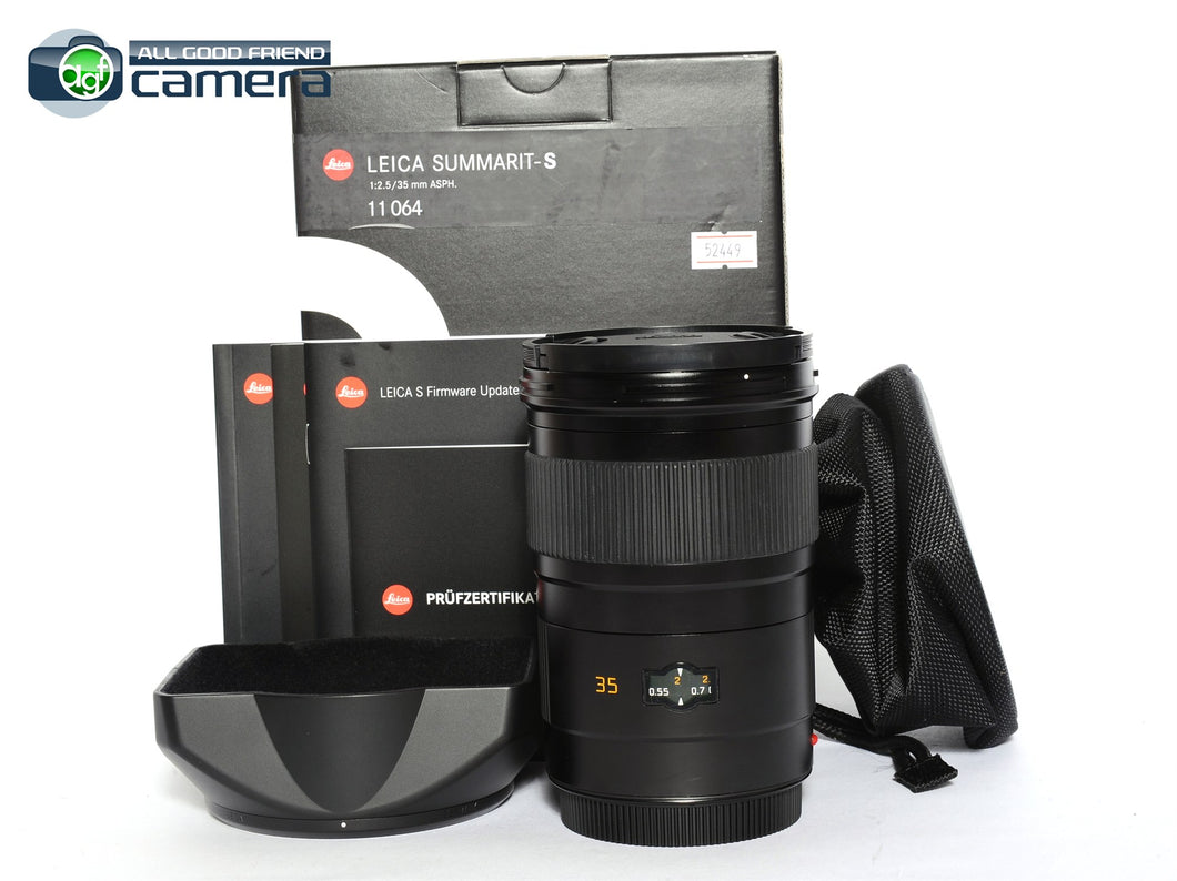 Leica Summarit-S 35mm F/2.5 E82 Lens New Version AF Motor *EX+ in Box*