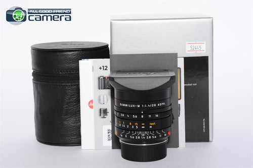 Leica Summilux-M 28mm F/1.4 ASPH. Lens Black 11668 2024 Production *Unused*