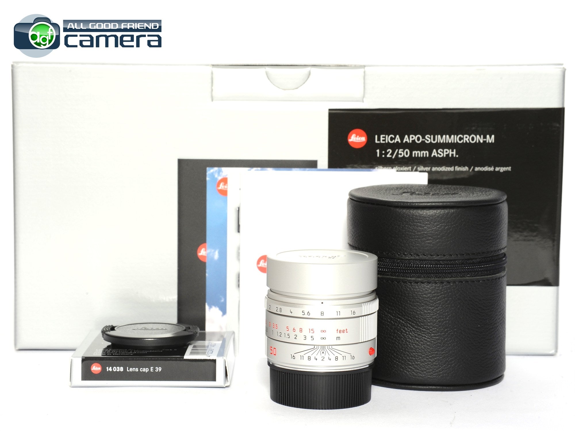 Leica APO-Summicron-M 50mm F/2 ASPH. Lens Silver 11142 *BRAND NEW