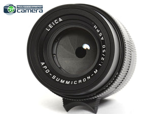 Leica APO-Summicron-M 50mm F/2 ASPH. Lens Black 11141 *BRAND NEW*
