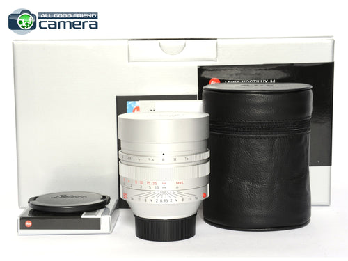 Leica Noctilux-M 50mm F/0.95 ASPH. Lens Silver 11667 *BRAND NEW*