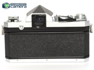 Nikon F Eye Level FIlm SLR Camera Body Silver