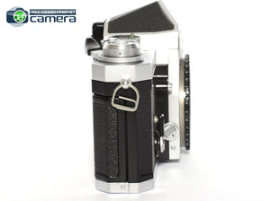 Nikon F Eye Level FIlm SLR Camera Body Silver