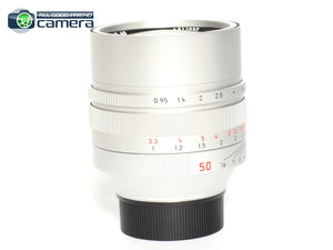 Leica Noctilux-M 50mm F/0.95 ASPH. Lens Silver 11667