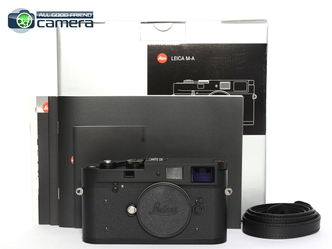 Leica M-A (Typ 127) Film Rangefinder Camera Black Chrome 10370 *BRAND NEW*