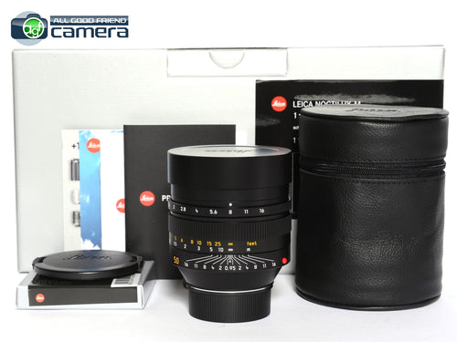 Leica Noctilux-M 50mm F/0.95 ASPH. Lens Black 11602 *BRAND NEW*