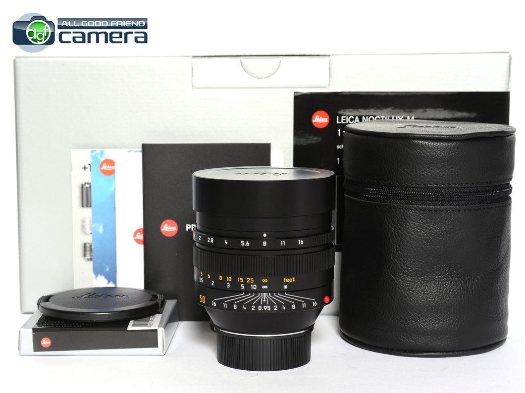 Leica Noctilux-M 50mm F/0.95 ASPH. Lens Black 11602 *BRAND NEW*