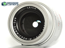 Load image into Gallery viewer, Leica APO-Summicron-M 50mm F/2 ASPH. Lens Silver 11142 Late Serial 473*** *EX+*