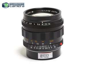 Leica Noctilux-M 50mm F/1.2 ASPH. Lens Black 11686 *MINT in Box*