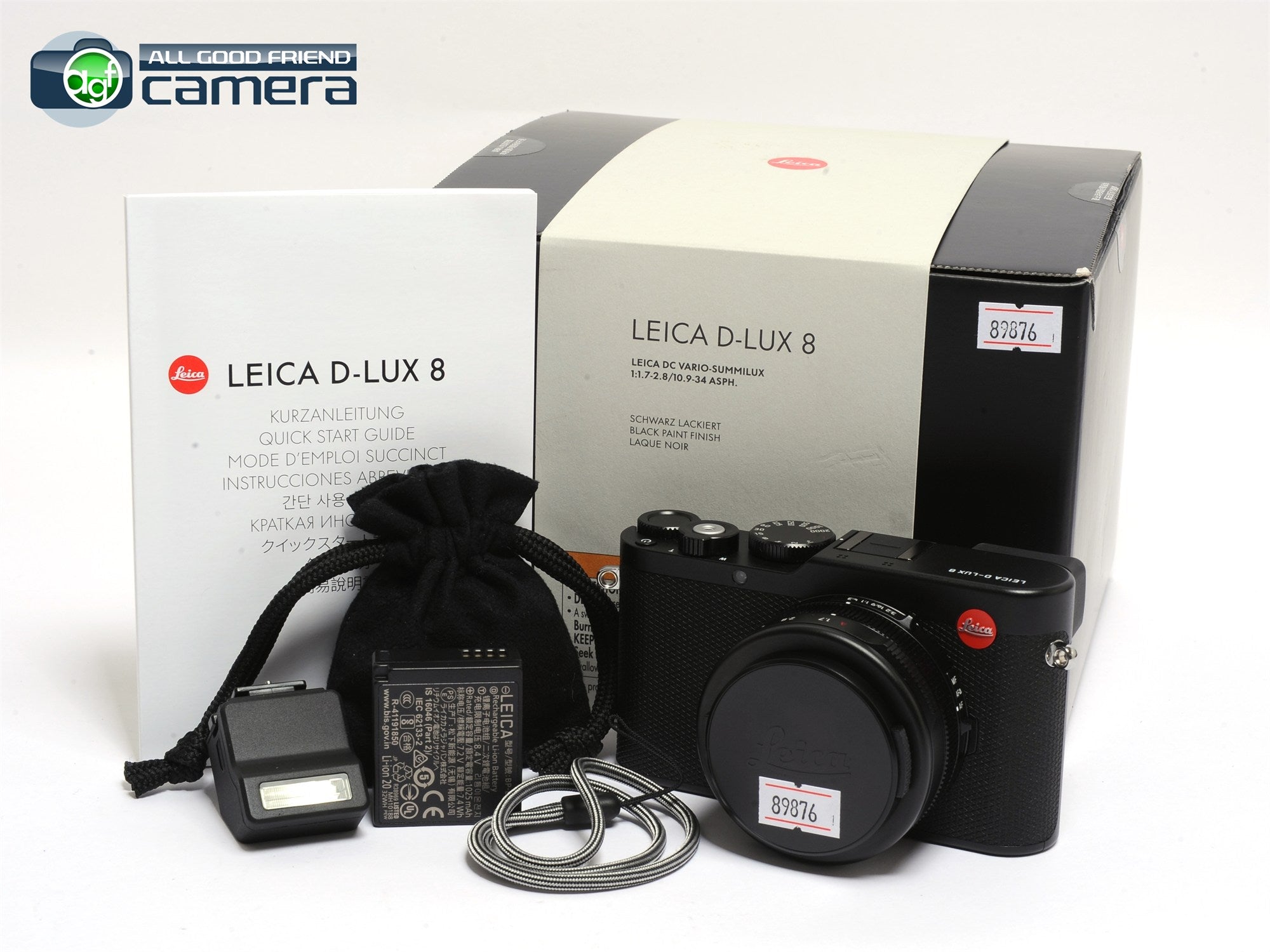 Leica D-Lux 8 Digital Camera Black 19191 *MINT in Box* – AGFCamera